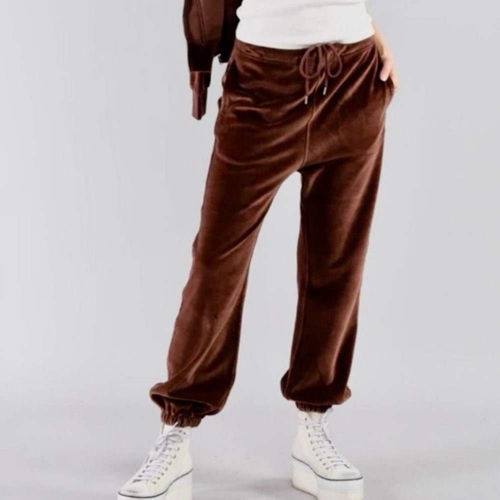 Nili Lotan Brown Track Pants Size Small